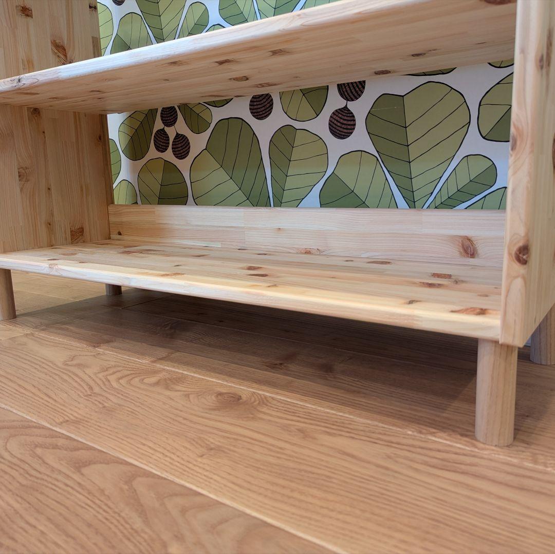 桧　木製棚　本棚　✨　木製ハンドメイド　トロファスト　モンテッソーリ　ヒノキ