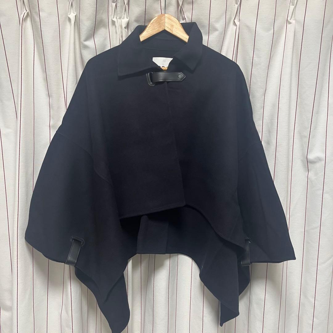 COS ネイビー ポンチョ　ケープコート　新品未使用タグ付き