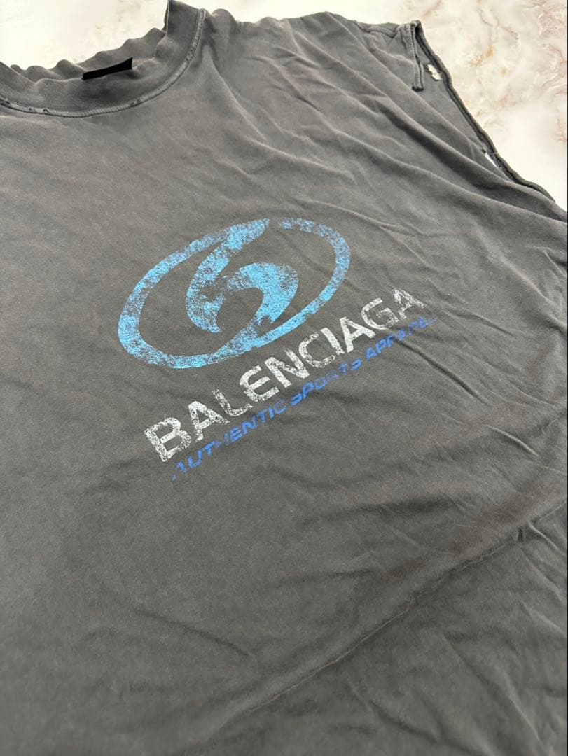 トップス BALENCIAGA Sleeveless Logo Tee