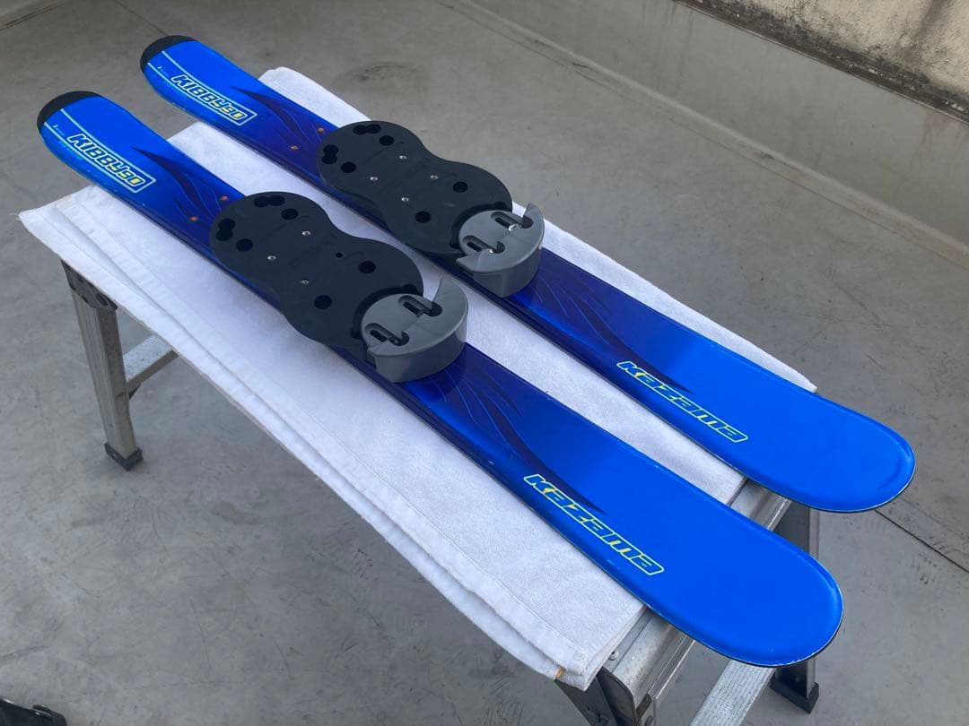 ショート(ファン)スキー　スノーボードブーツ用　KAZAMA 青