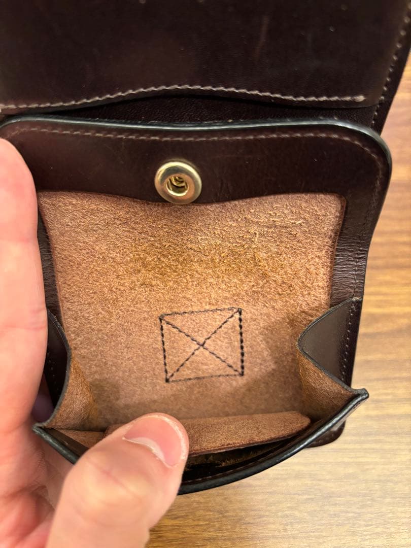 【希少白鳥ロゴ】ワイルドスワンズ スパンカー1 サドル　チョコ