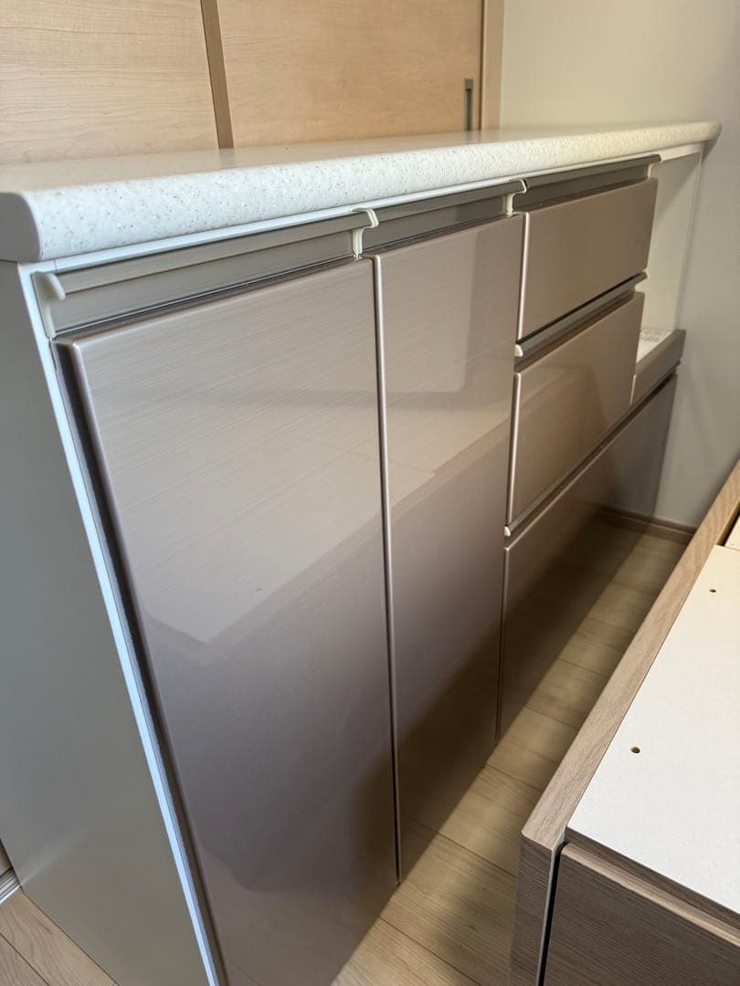 ニトリ　アルミナ2 140CT SIキッチンカウンター