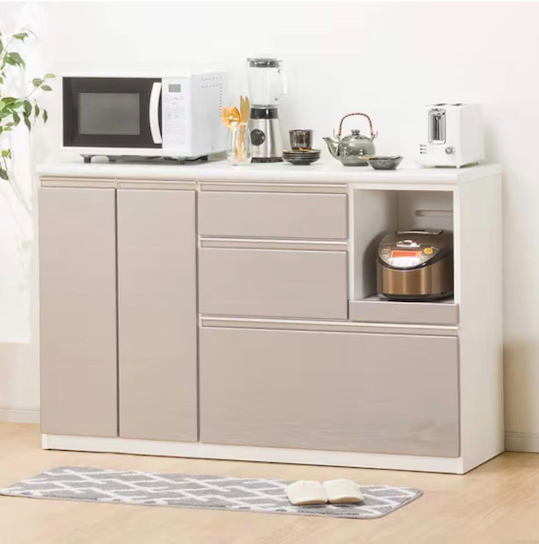 ニトリ　アルミナ2 140CT SIキッチンカウンター