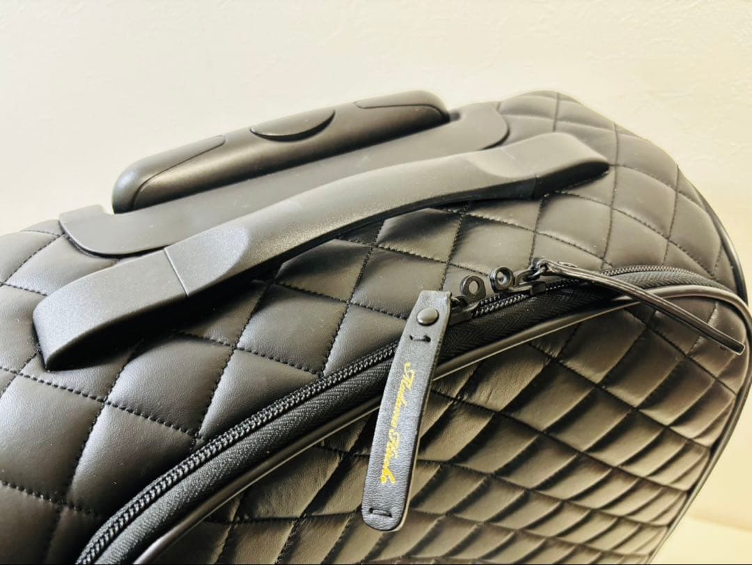 マダムヒロコ キルティング加工 キャリーケース ブラック