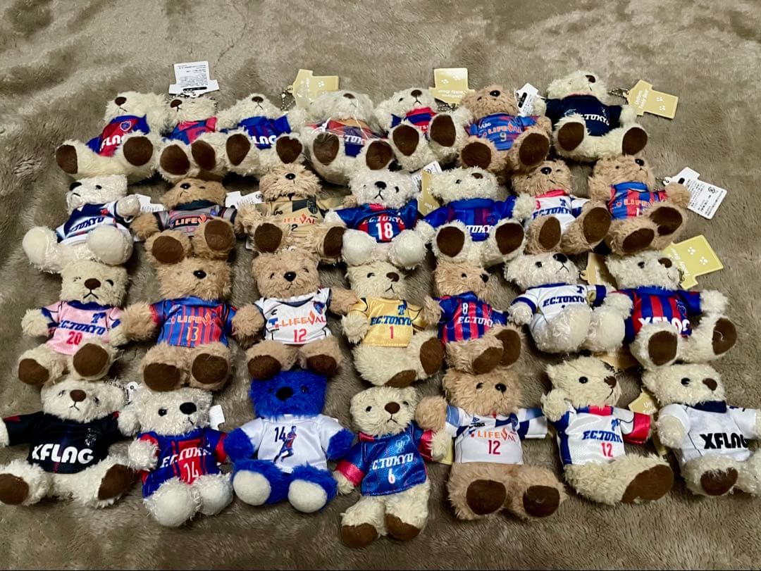 FC東京 ベアキーチェーン28個　まとめ売り