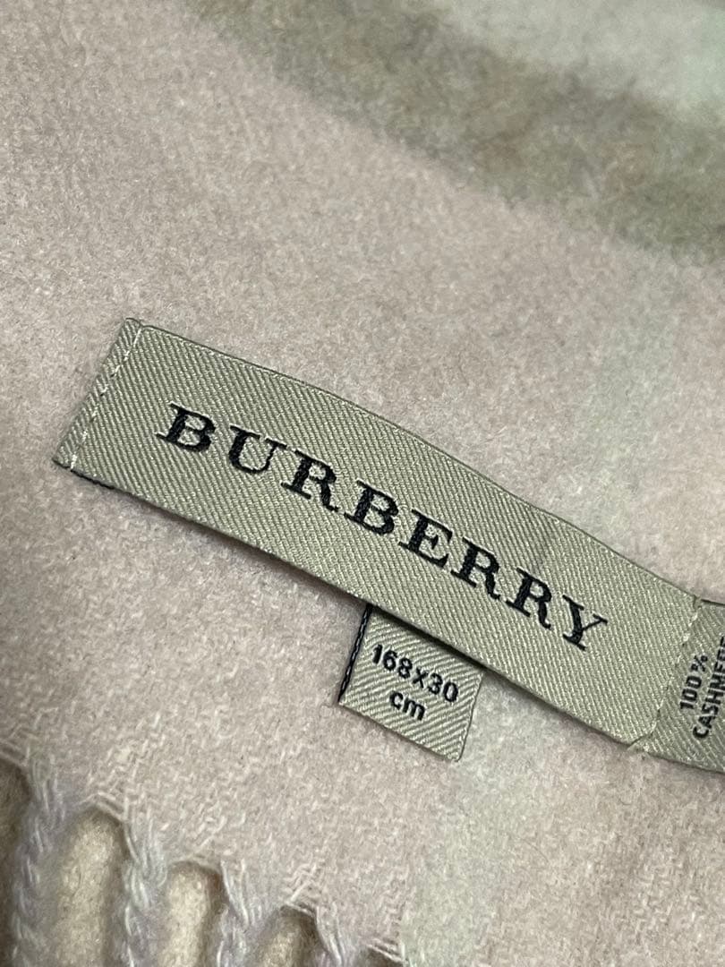 coco バーバリー　カシミヤ　マフラー