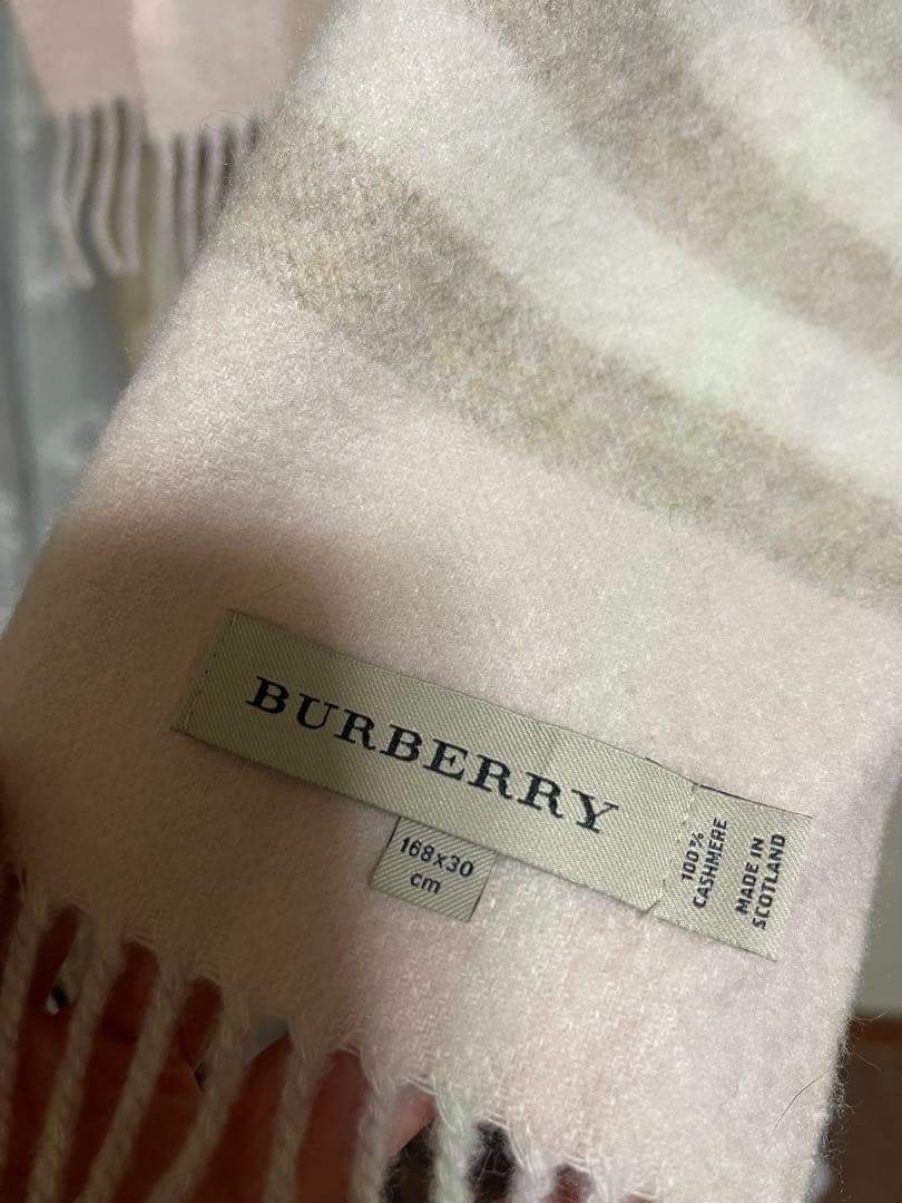 coco バーバリー　カシミヤ　マフラー