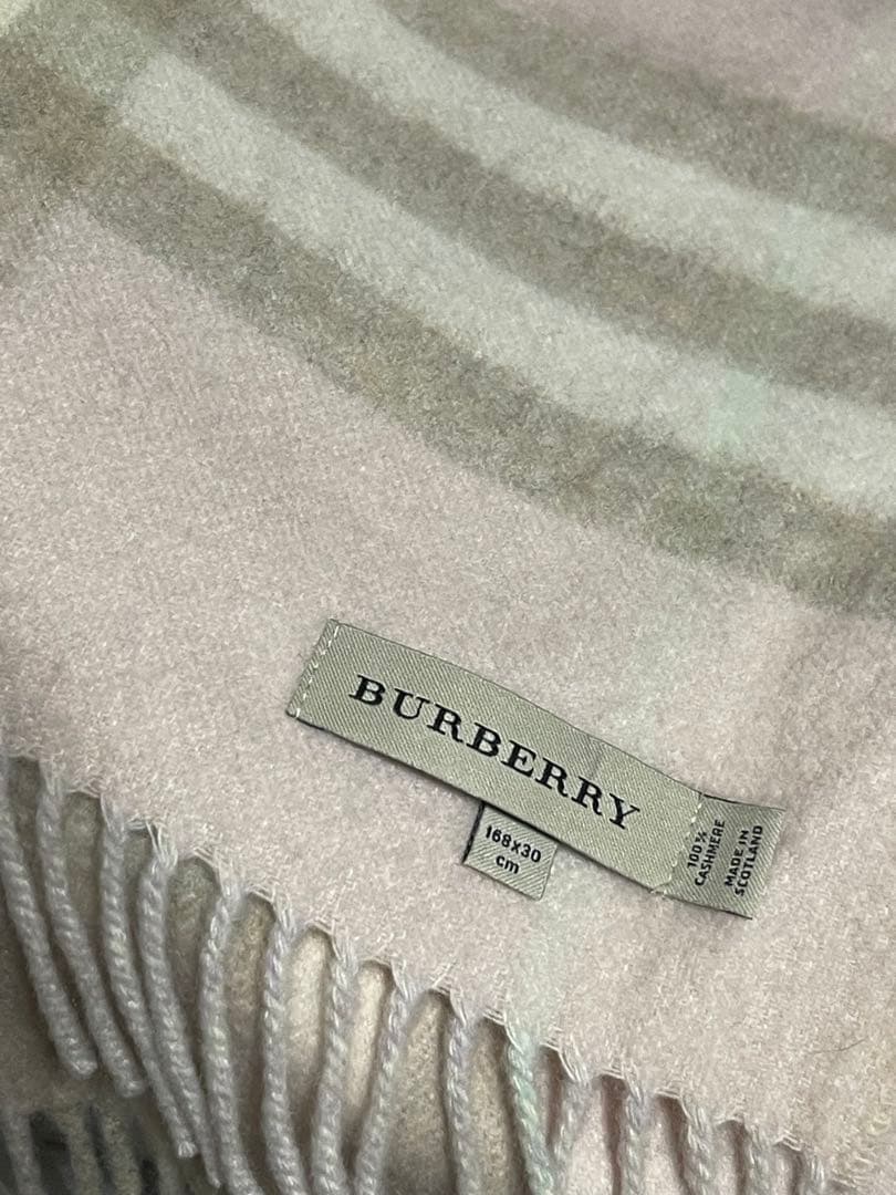 coco バーバリー　カシミヤ　マフラー