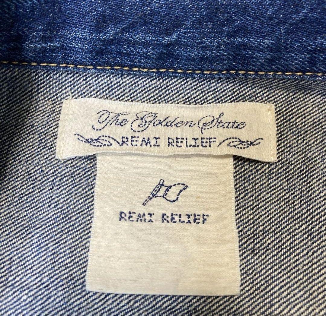 REMI RELIEF レミレリーフ　Gジャン　ジャケット　シンチバック　Ｓ