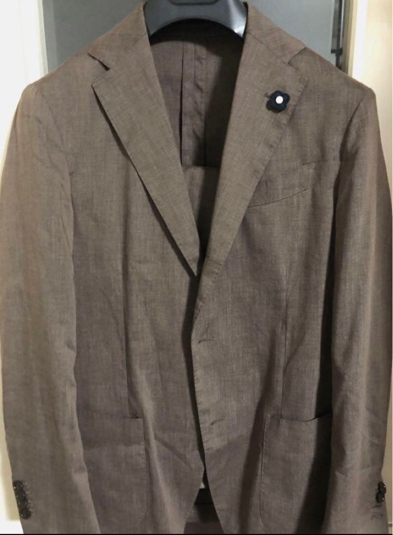 LARDINI easywear ラルディーニ　ブラウン スーツ　セットアップ