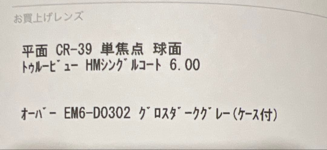 TALEX　オーバーグラス　EM6-D03-02 サングラス