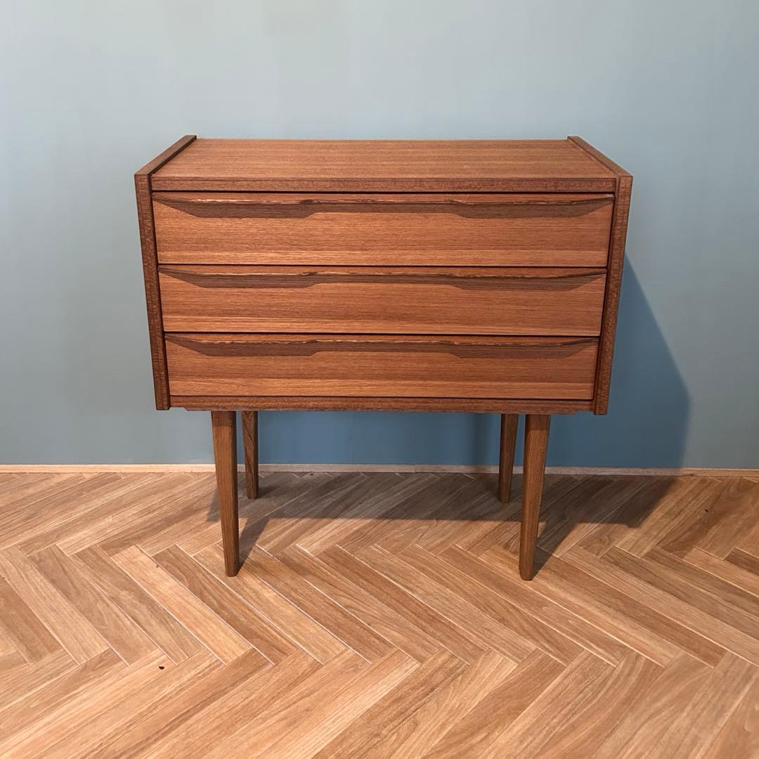 ま*ば様 チーク サイドボード チェスト 北欧 ミッドセンチュリー ビンテージ