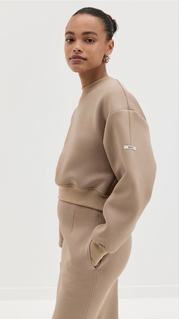 RECTO バックオープン ベージュ トップス