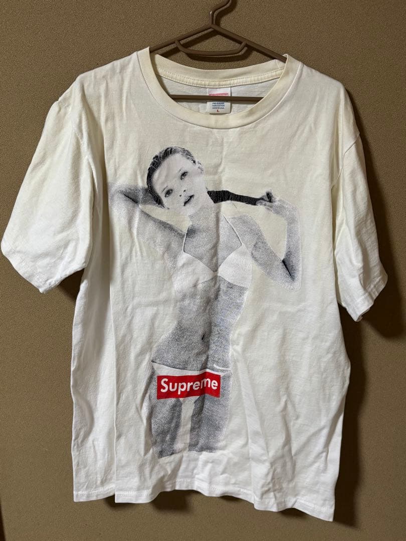 Supreme ケイト・モス Tシャツ L ホワイト 初期 名作 古着