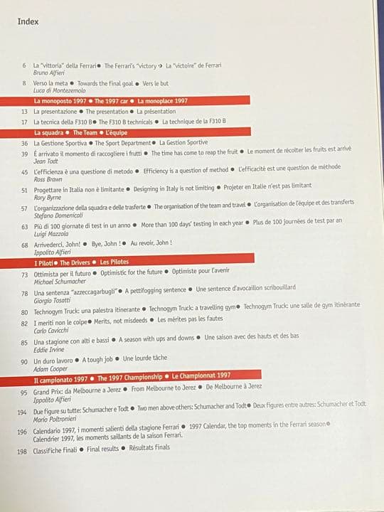 輸入本 FERRARI FORMULA1 1997 フェラーリ フォーミュラ