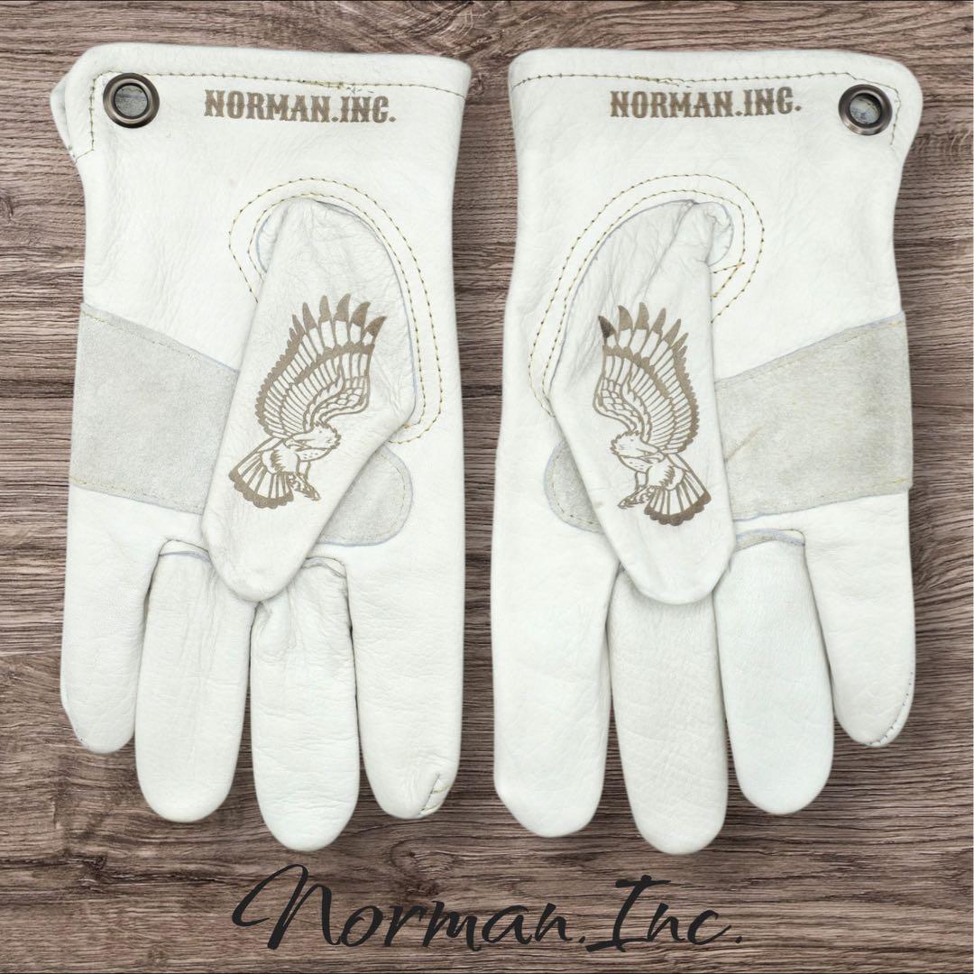 牛革　レザーグローブ　アメリカン　バイク　ハーレー　カスタム　手袋　タトゥー　L