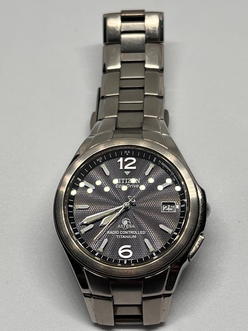 シチズン　アテッサ　電波ソーラー　デイト