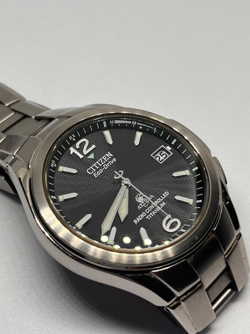 シチズン　アテッサ　電波ソーラー　デイト