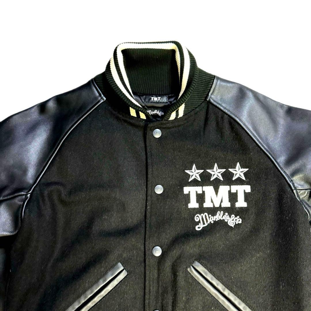Marbles TMT コラボVarsity Jacket BLACK M 本革