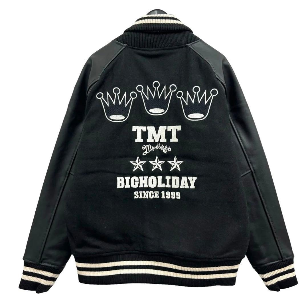 Marbles TMT コラボVarsity Jacket BLACK M 本革