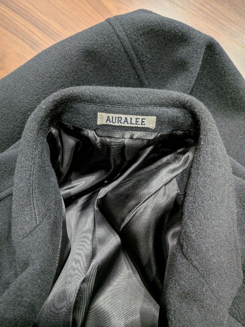 ジャケット・アウター AURALEE CASHMERE WOOL MOSSER OVER JACKET