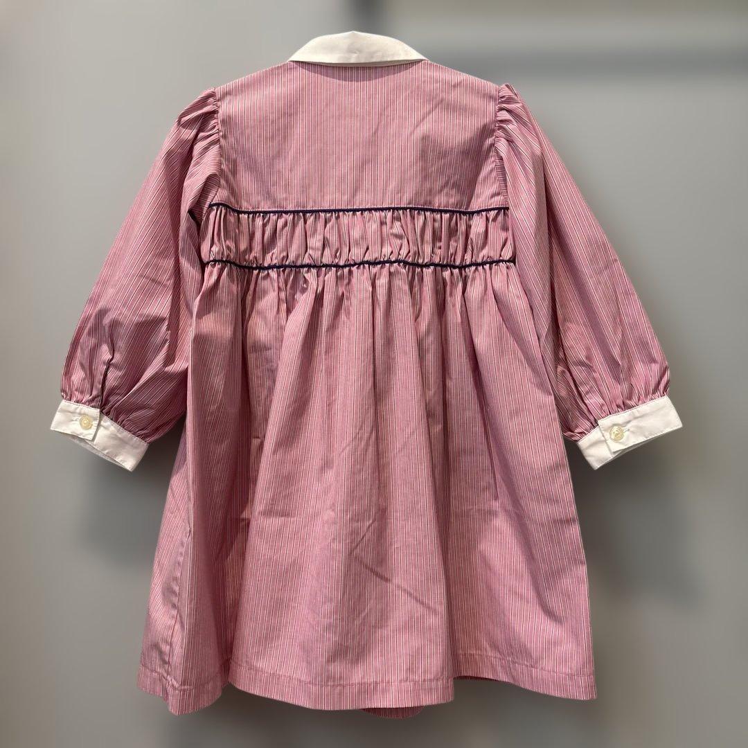 未使用　ファミリア　シャツワンピース　100