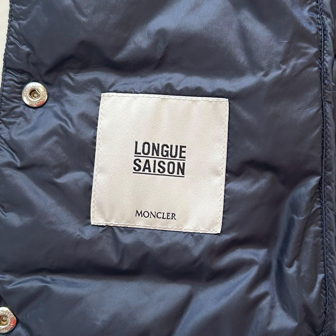 極美品 モンクレール 2023年モデル LIANE ダウンベスト ワッペン 紺
