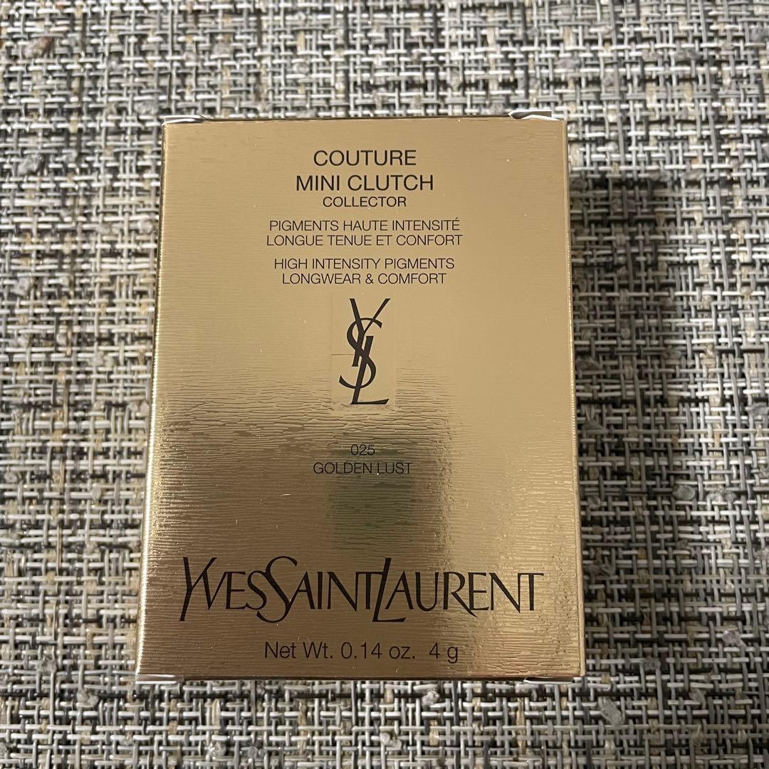 ラスト　ホリデー限定YSLイブサンローラン　クチュール ミニ クラッチ025