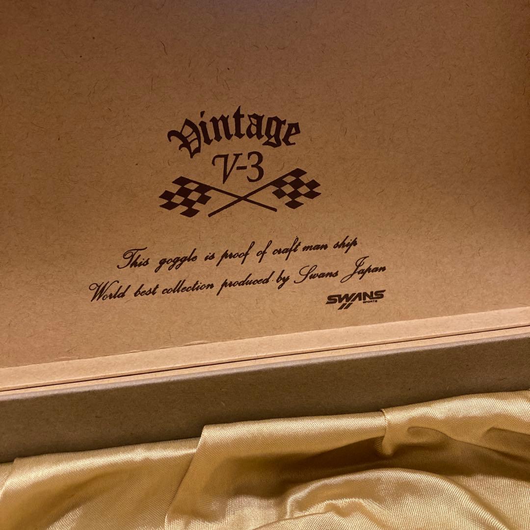 ヴィンテージ V-3 ブラックゴーグル　swans