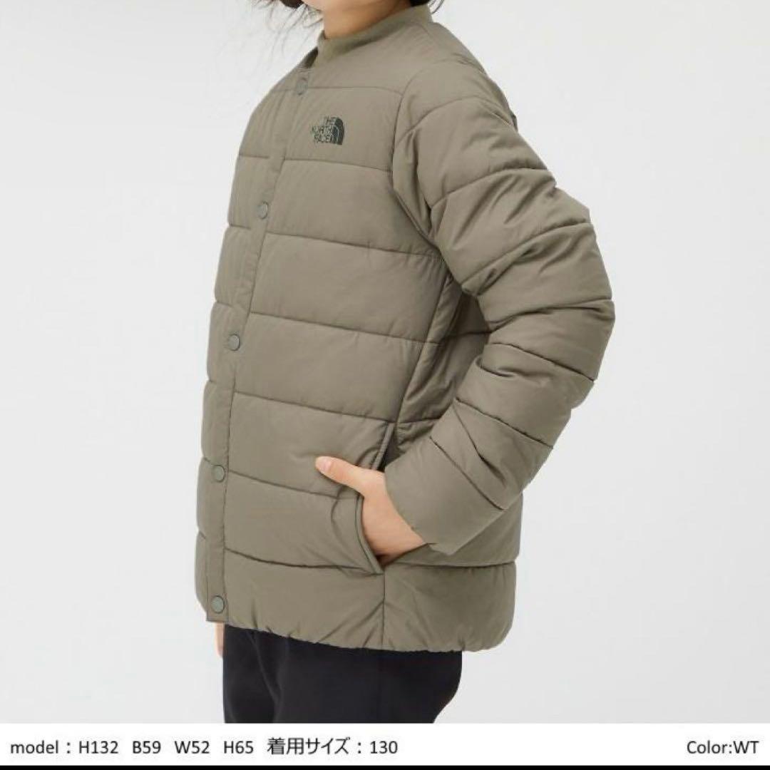 【新品未使用】ノースフェイス マイクロゼファーカーディガン ウォルナット 130