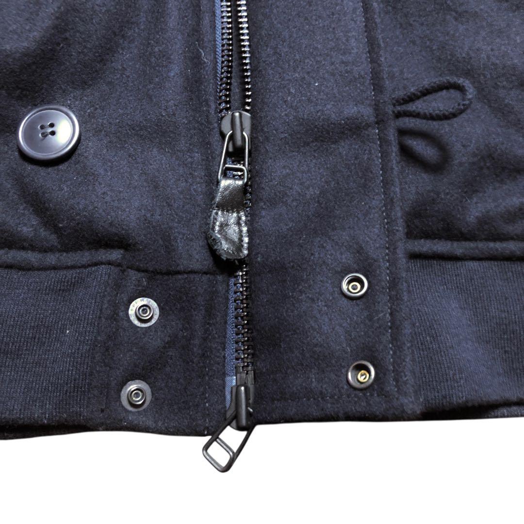 アルファ　ファー付きn2b ジャケット ネイビー