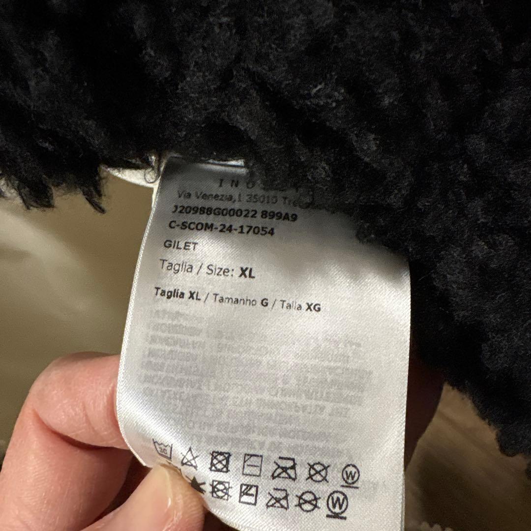 hiroさま専用 【美品】モンクレール ボア素材 ブラックダウンベスト