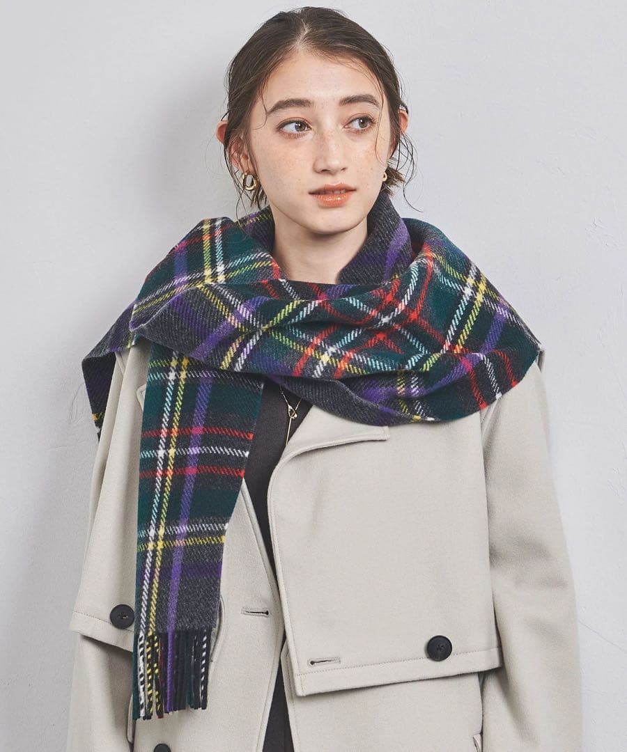 【別注】新品★ 大判ストール チェック Joshua Elliss ¥30800