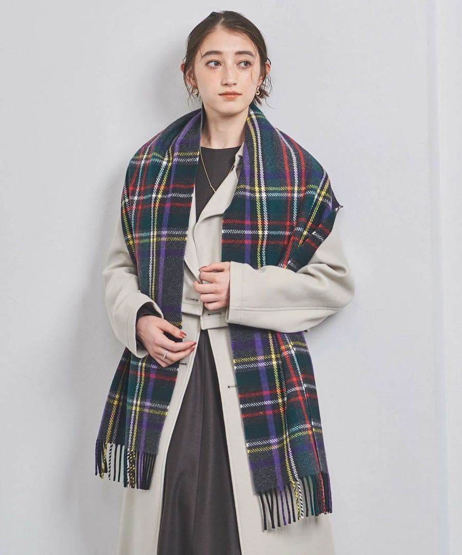 【別注】新品★ 大判ストール チェック Joshua Elliss ¥30800