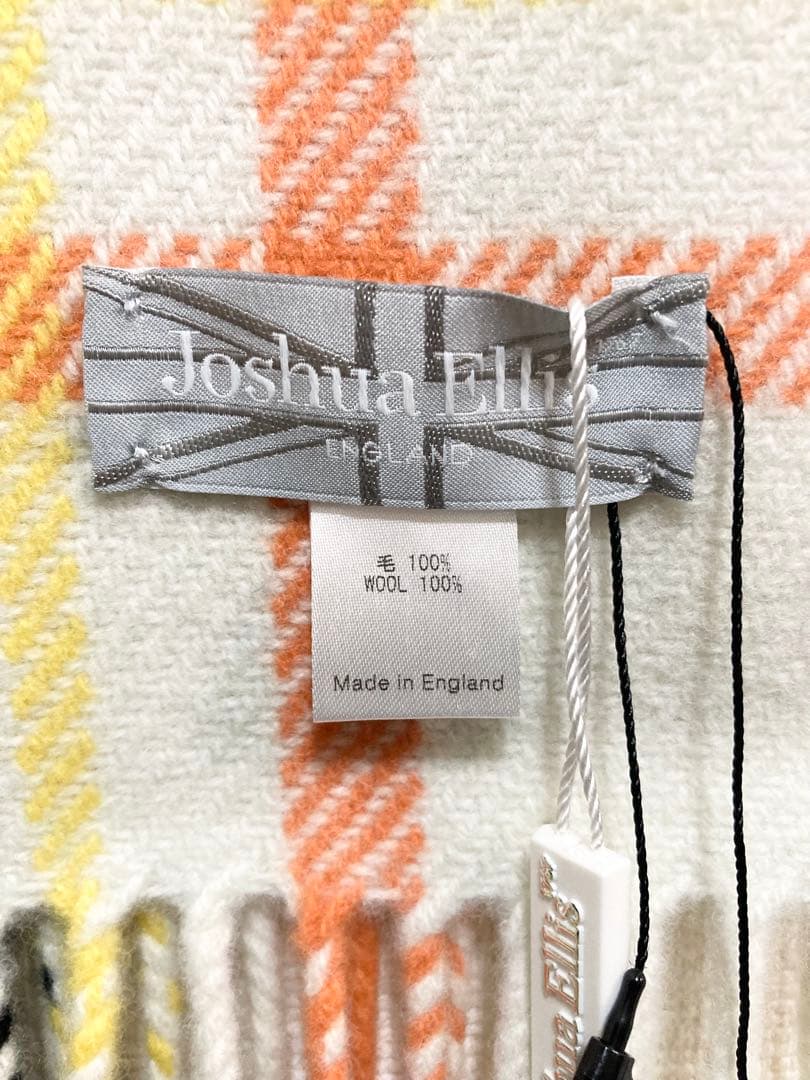 【別注】新品★ 大判ストール チェック Joshua Elliss ¥30800