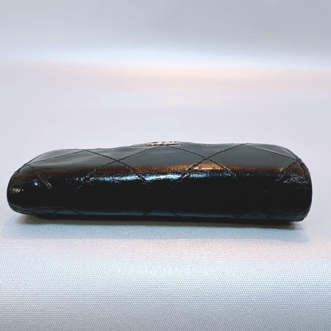 【シャネル】マトラッセ 6連 キーケース ラムレザー 正規品 シリアル有り