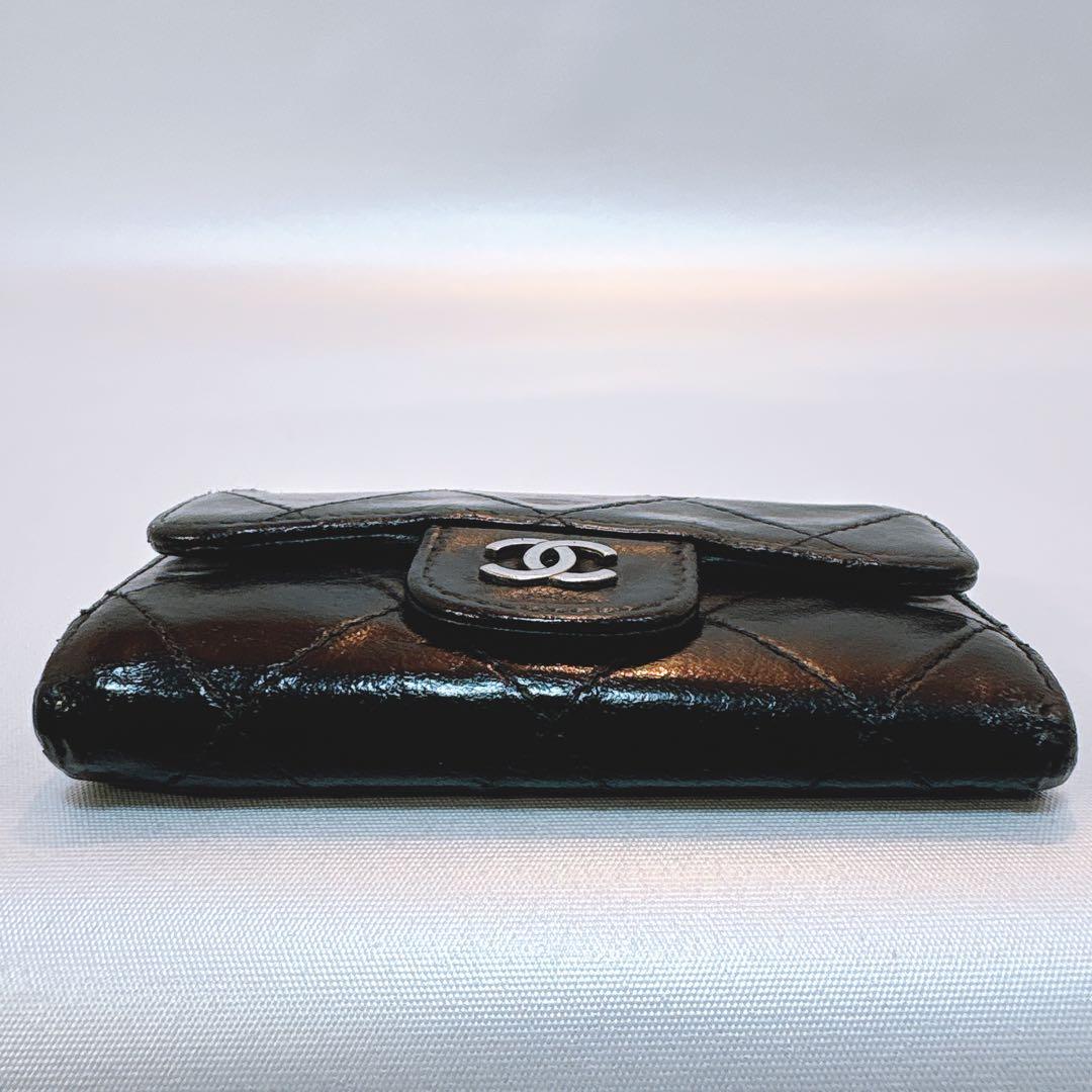 【シャネル】マトラッセ 6連 キーケース ラムレザー 正規品 シリアル有り