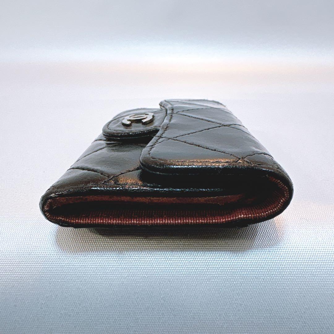 【シャネル】マトラッセ 6連 キーケース ラムレザー 正規品 シリアル有り