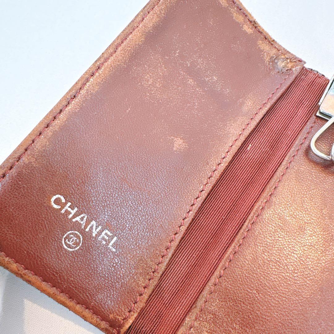 【シャネル】マトラッセ 6連 キーケース ラムレザー 正規品 シリアル有り