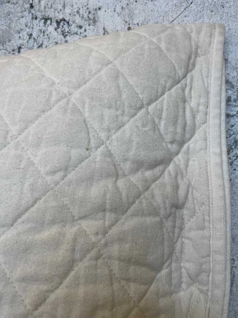 RHC x Utility Canvas 　キルティング クッション⚫︎ホワイト