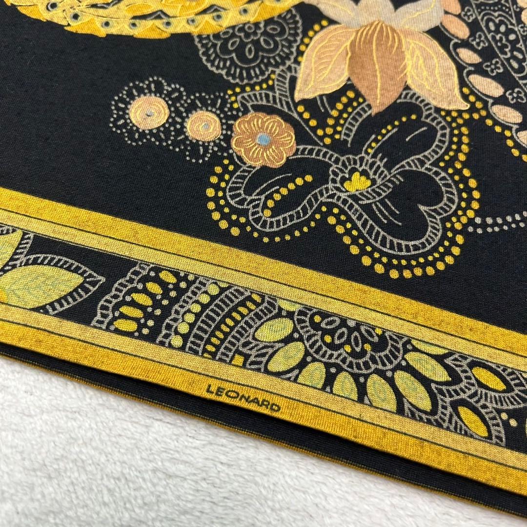 K426 新品未使用 M レオナール ウール×シルク カットソー レディース