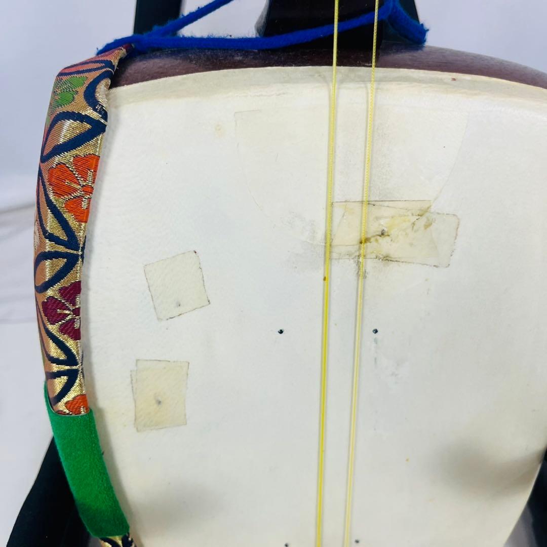 【現状品】 三味線 和楽器 弦楽器 中棹