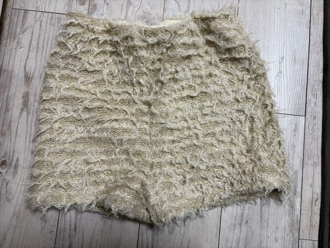 パンツ Eaphi FLUFFY SHORT PANTS beige