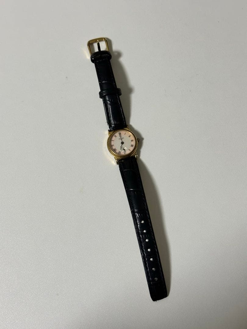 【傷あり】CELINE　腕時計　ピンクシェル