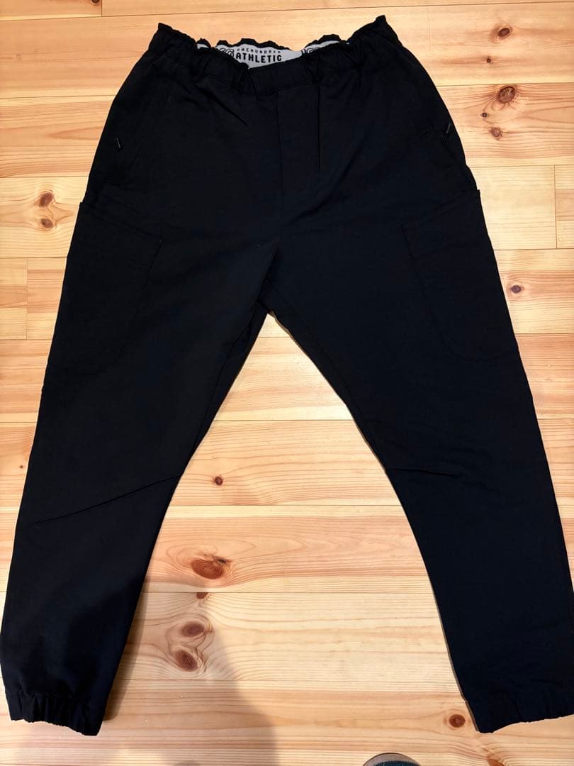 100A SIDE POCKET WARM UP PANTS M 黒