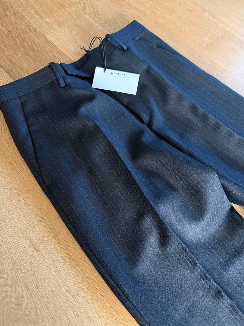 パンツ AURALEE 25AW BLUEFACED WOOL SLACKS size3