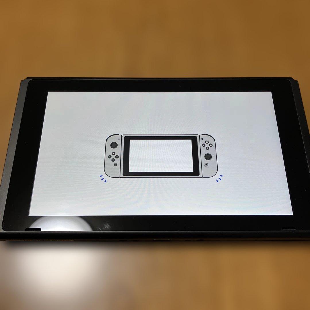 【美品】　Nintendo Switch 本体 青/赤 ジョイコン付き　強化版