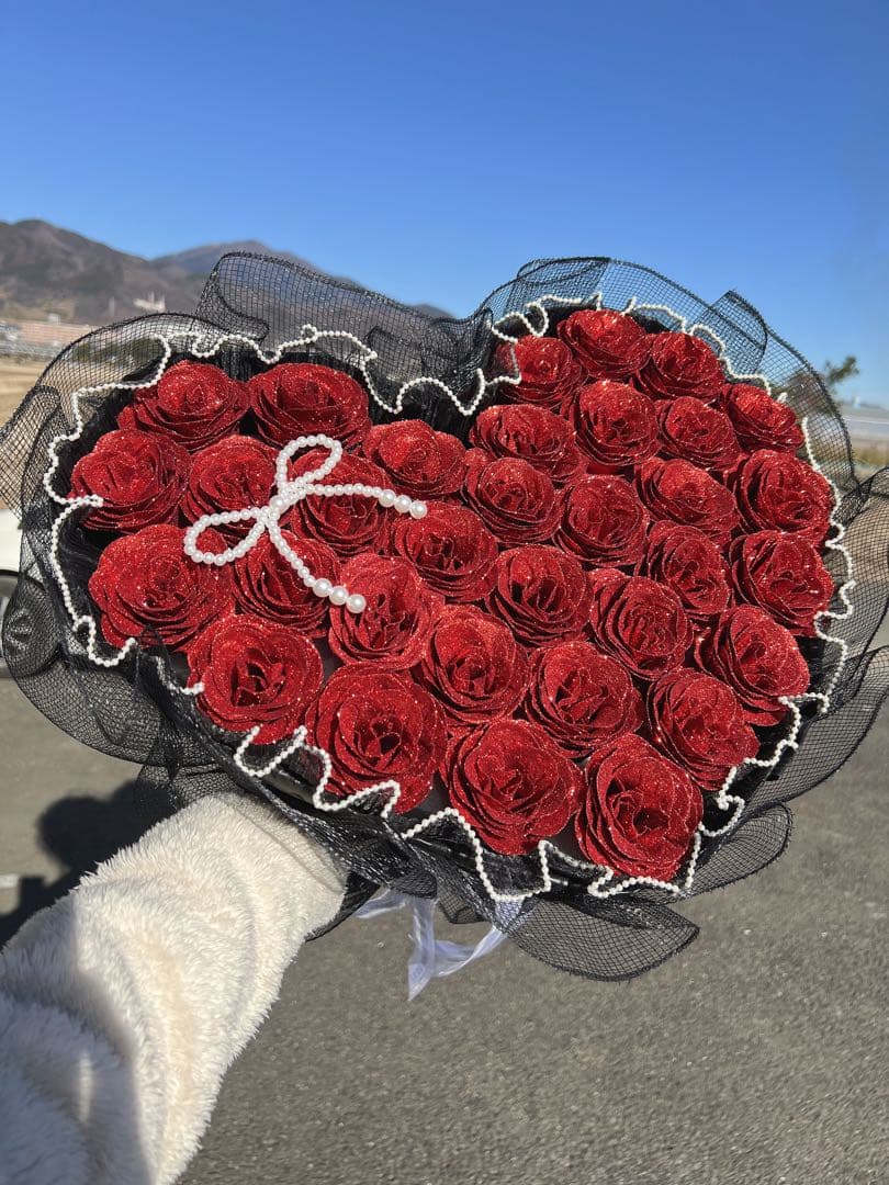 ソープフラワー薔薇 お誕生日 ・記念日 プレゼント 花束　33本