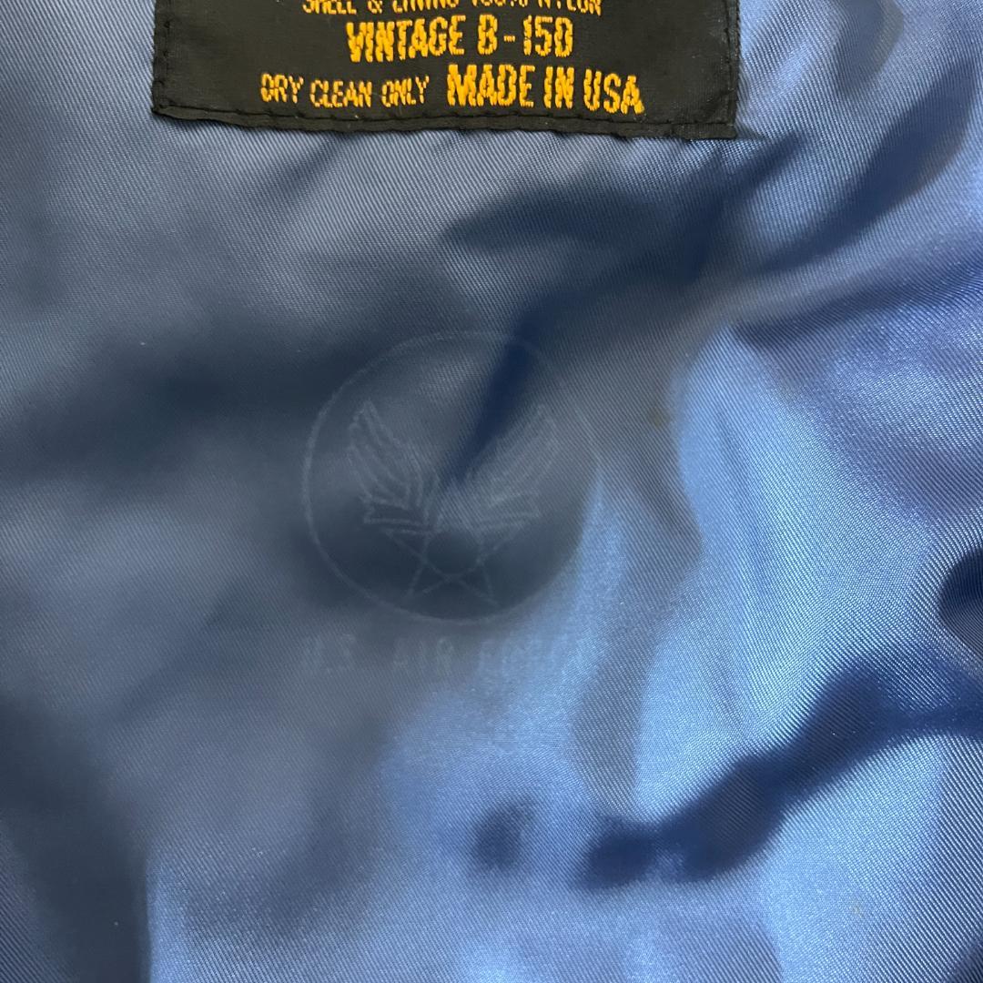 あ希少 B-15D フライトジャケット USA製 L 60s後半〜70s