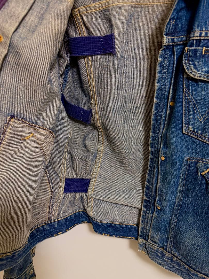 Wrangler 50's 11MJZ denim jacket ハチノス 42